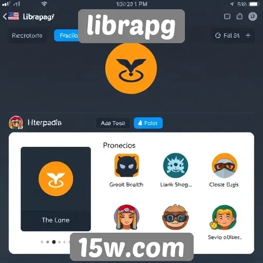 Interface do usuário do LibraPG recebe melhorias