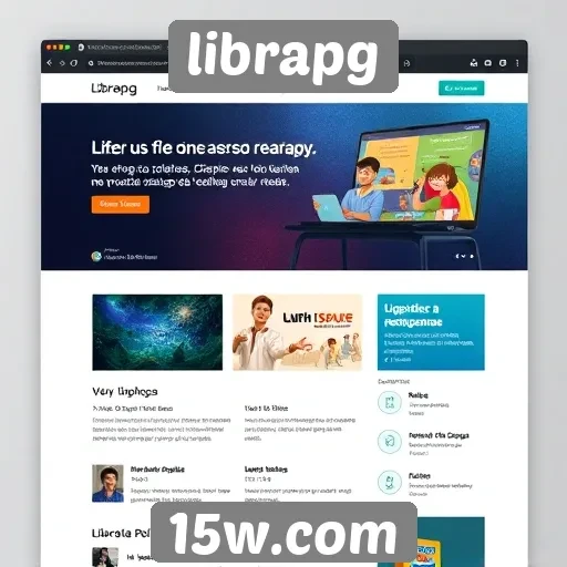 experiência do usuário no site librapg é aprimorada